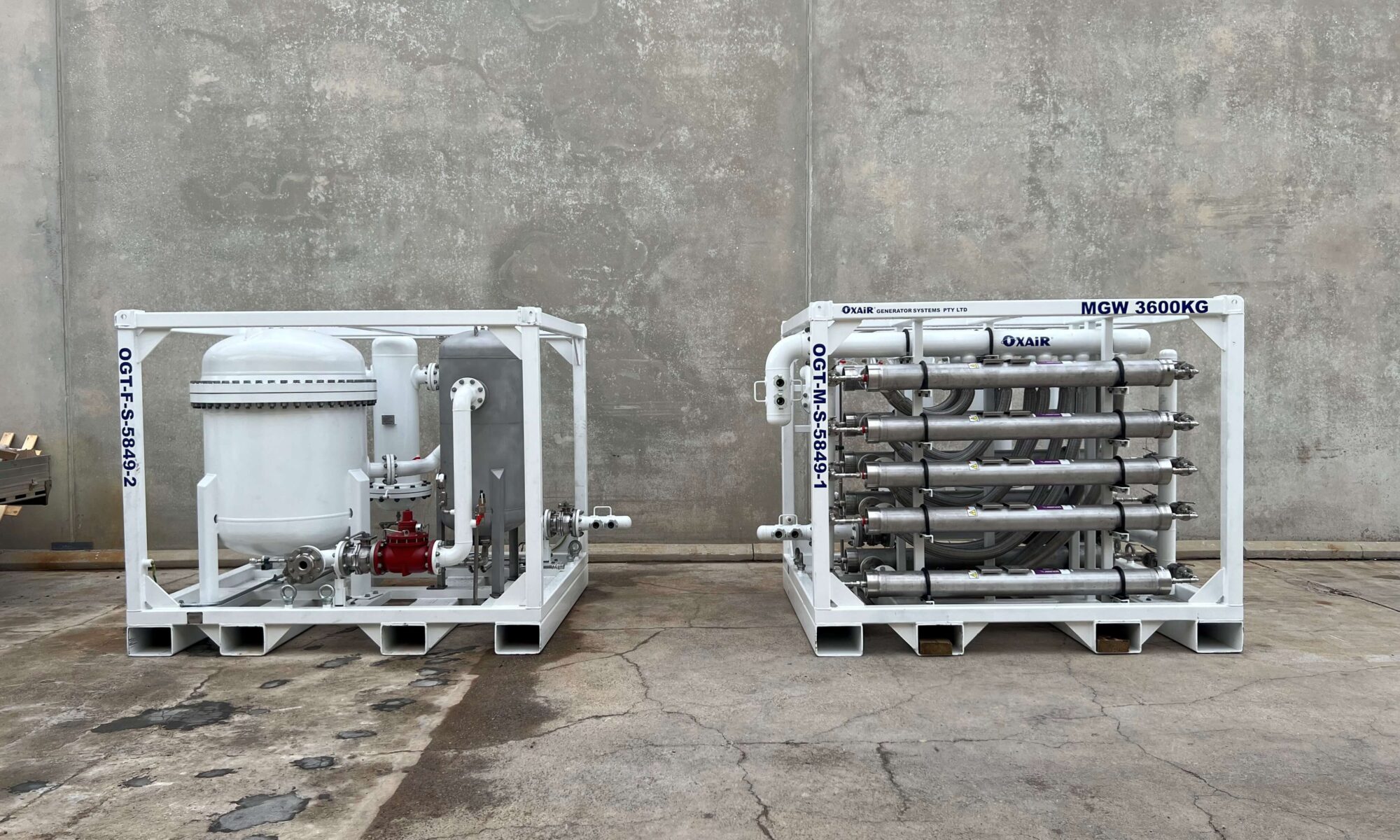 Oxair's underground rental nitrogen generator